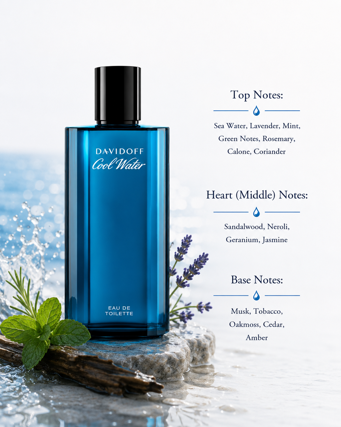 Davidoff Cool Water Men 200ml EDT - Men