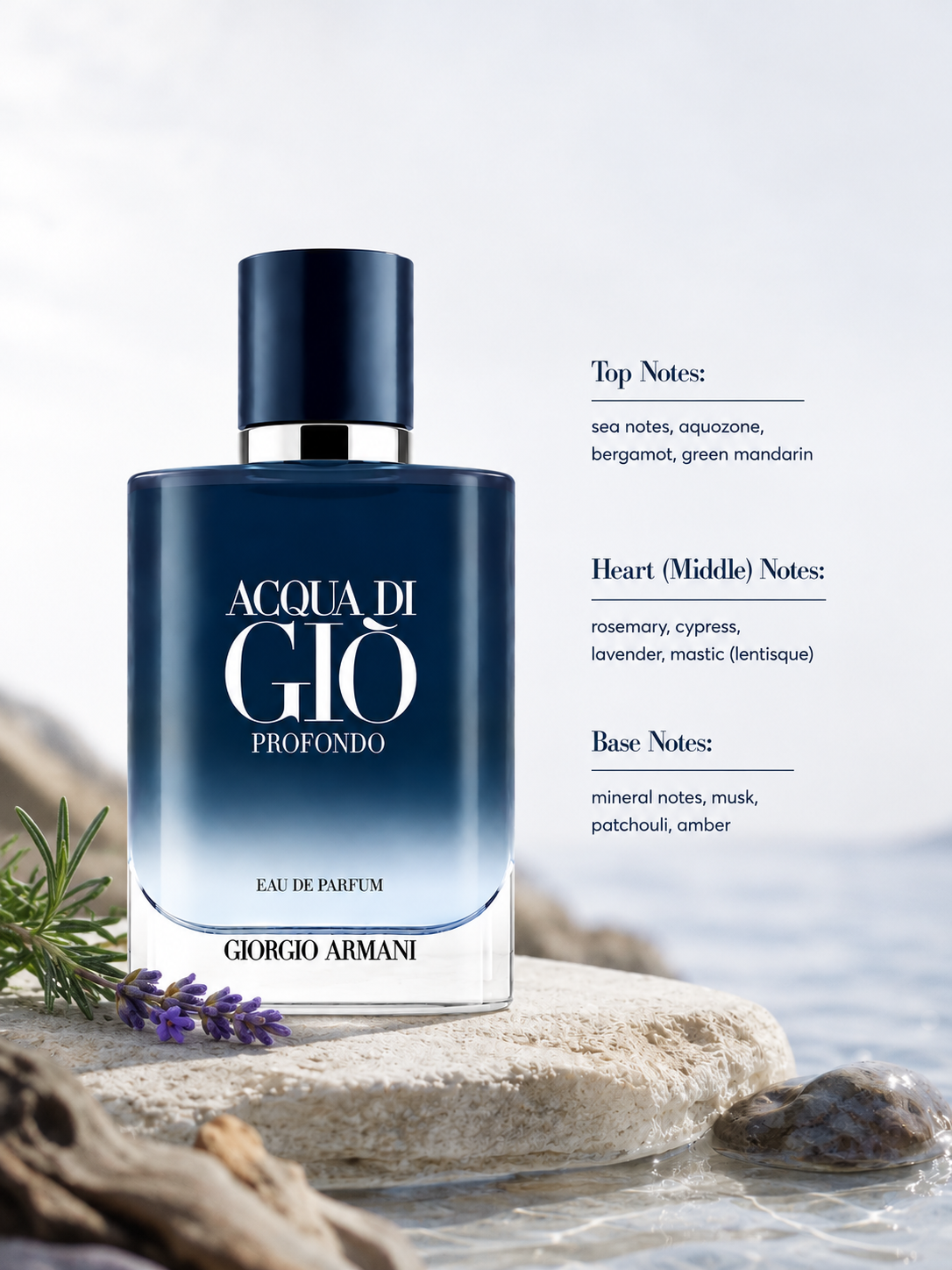 Armani Acqua Di Gio Profondo 50ml EDP - Men