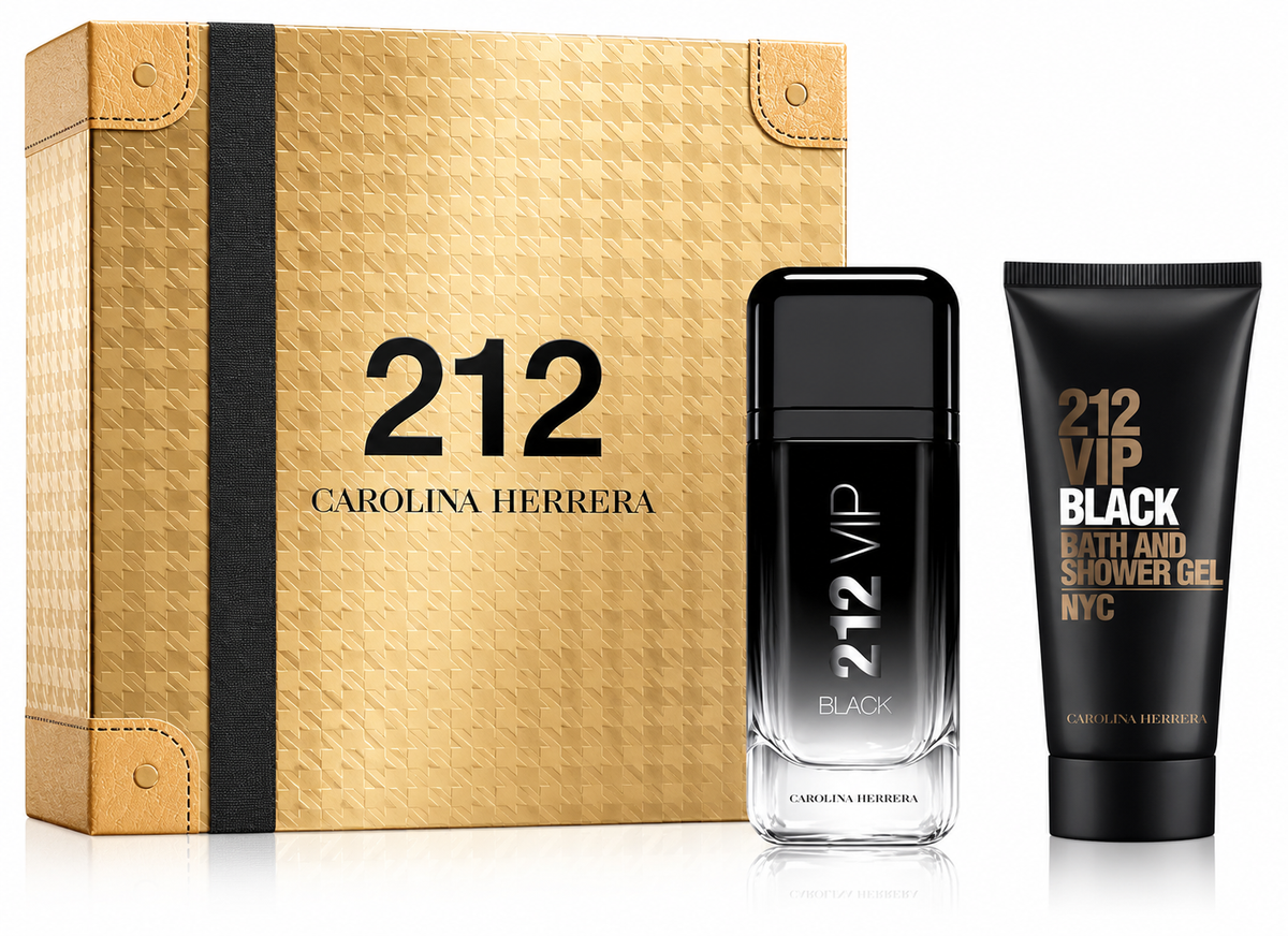 Carolina Herrera 212 VIP Black Geschenkset 100ml EDP