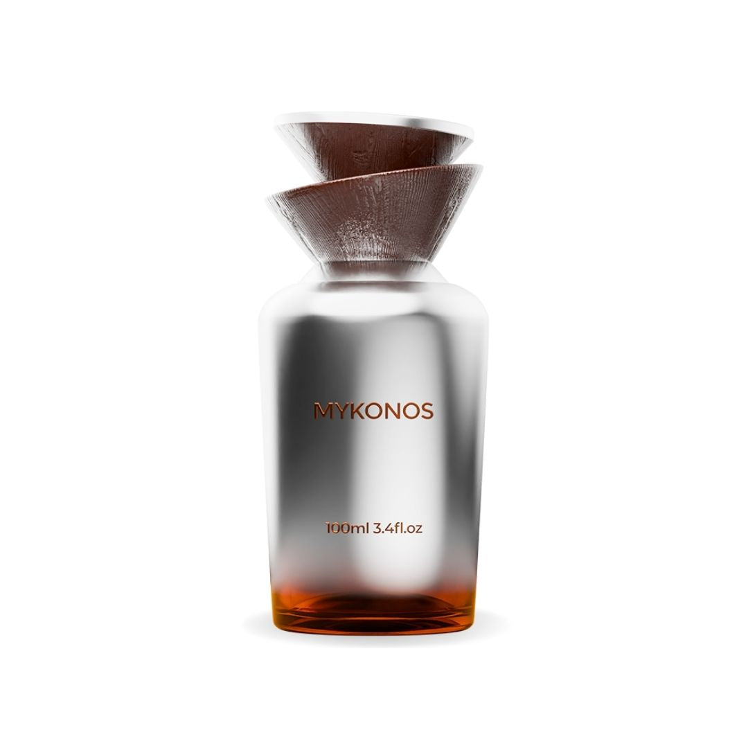 Mykonos Reflection 100ml Extrait de Parfum bottle on white background