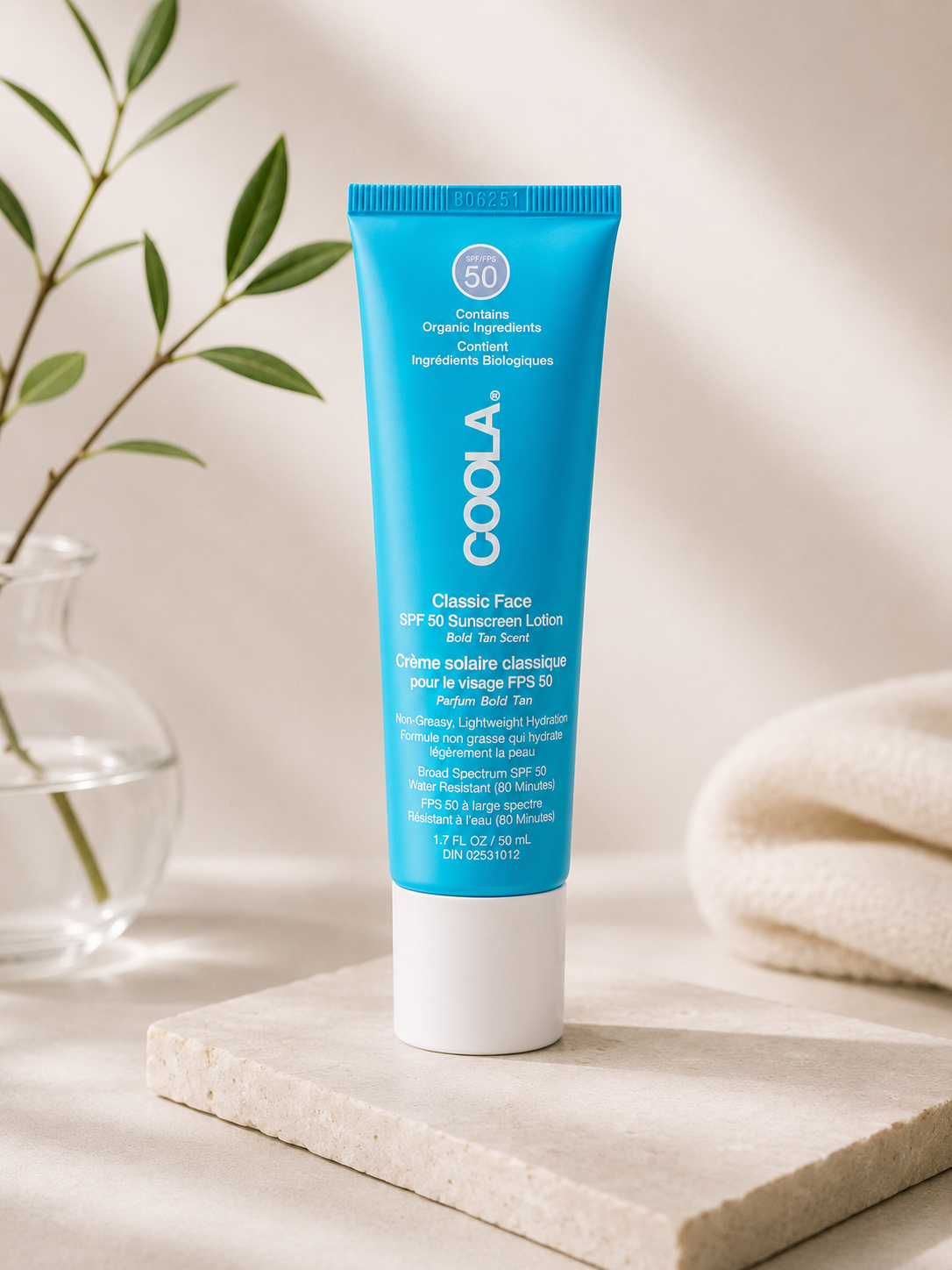 Coola White Tea Face Lotion SPF50 50ml